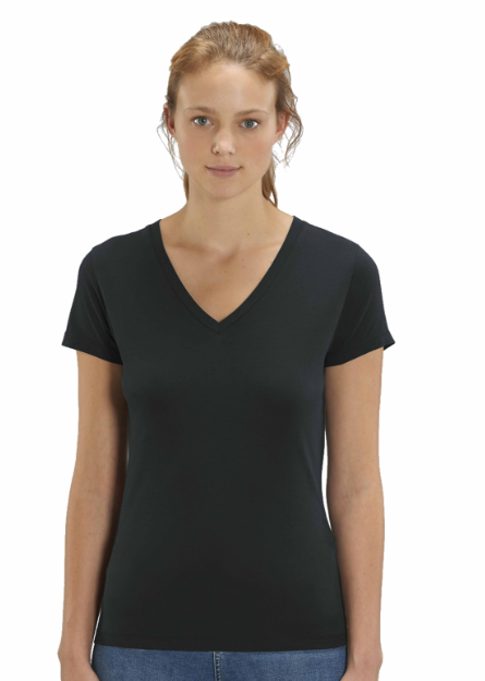 Leichtes Damen V-Ausschnitt-Shirt