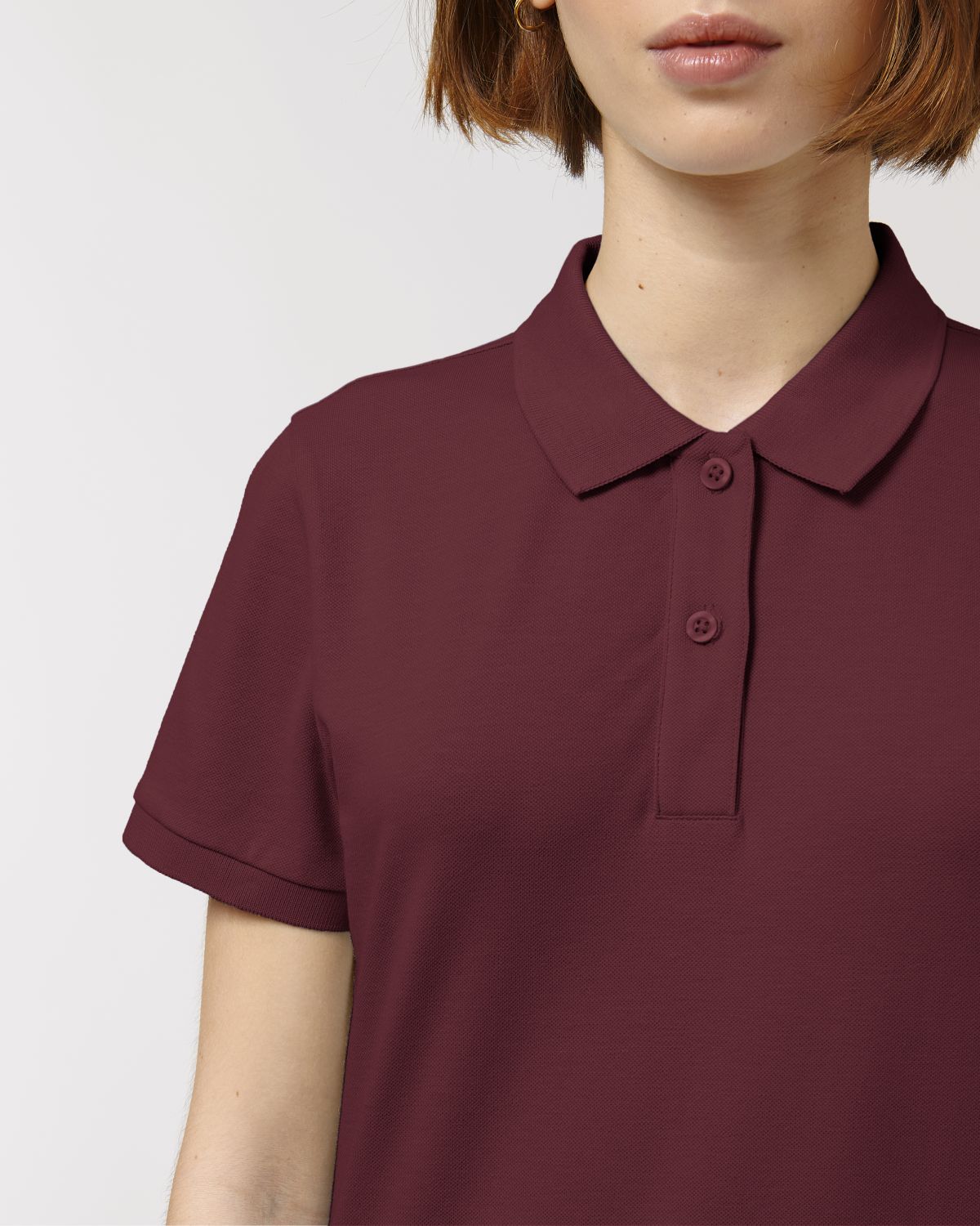 Damen Polo unifarben