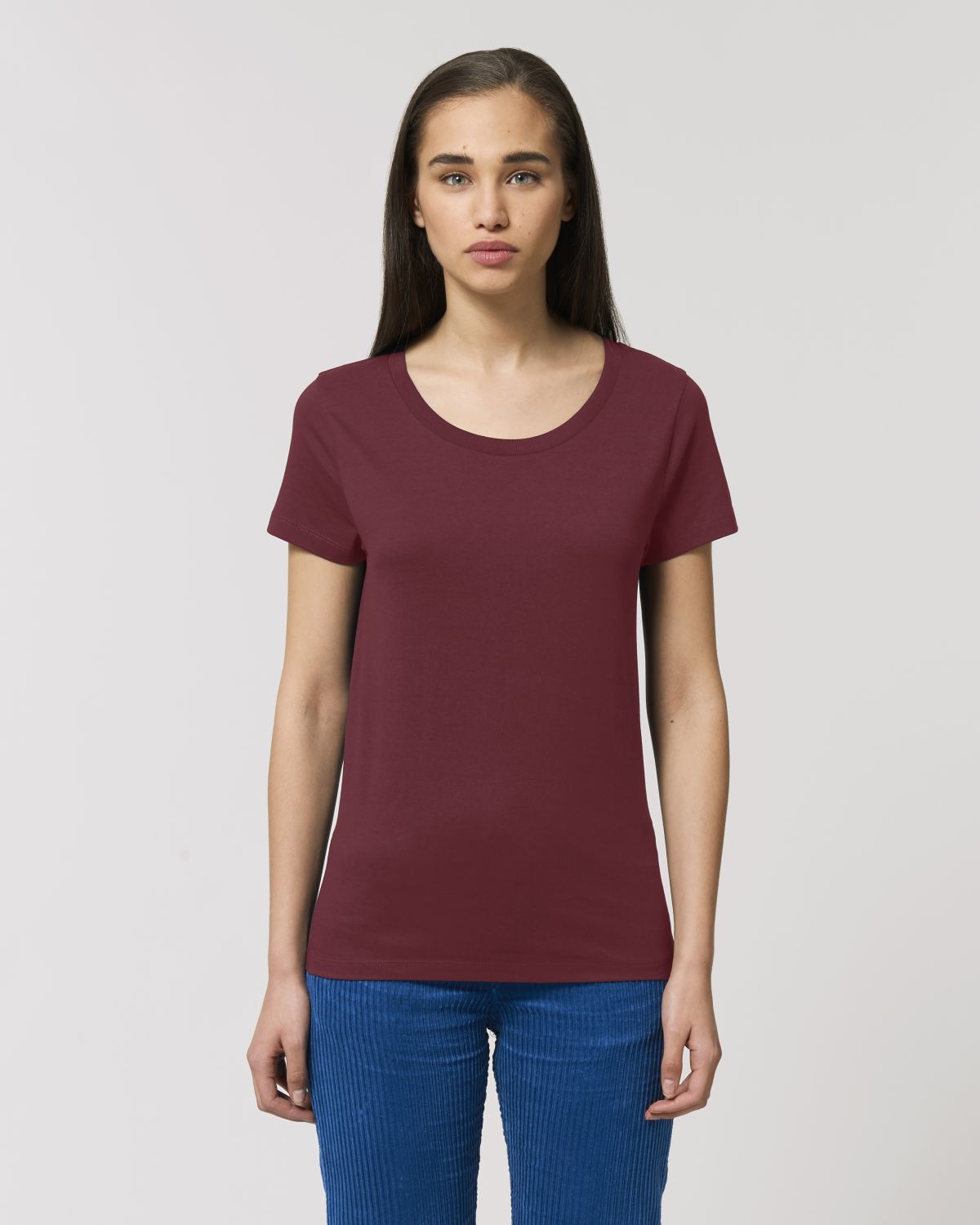 Leichtes Damen T-Shirt unifarben