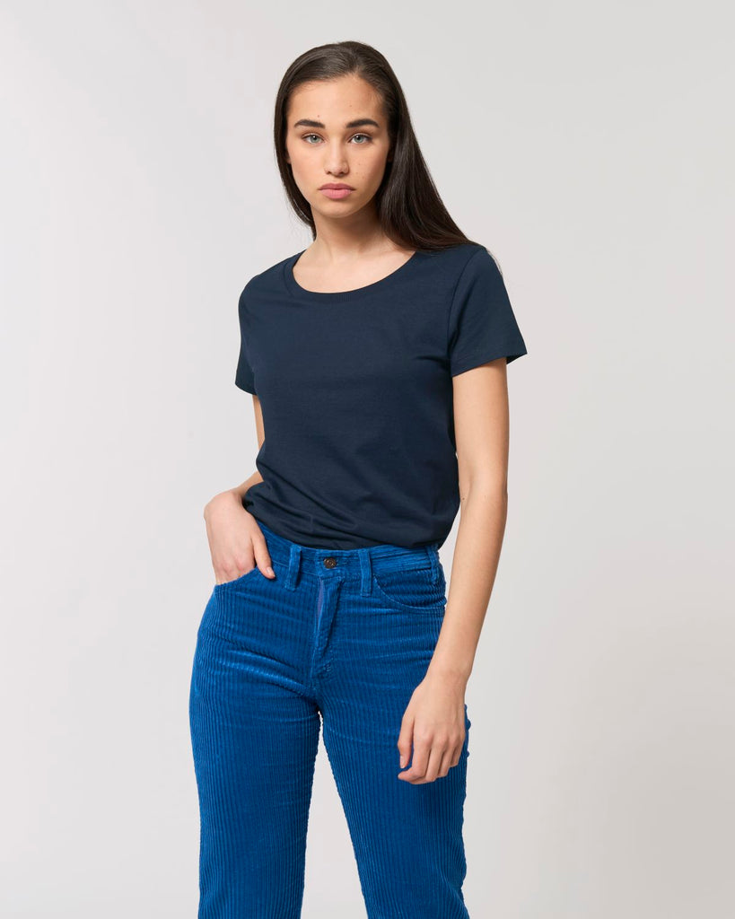 Leichtes Damen T-Shirt unifarben